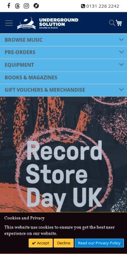 Mobile page screenshot
