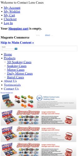 Mobile page screenshot