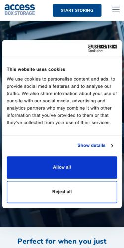 Mobile page screenshot