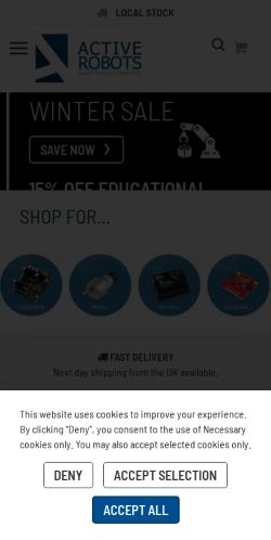 Mobile page screenshot