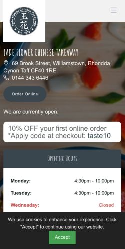 Mobile page screenshot