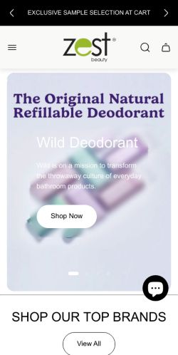 Mobile page screenshot