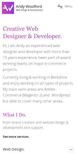 Mobile page screenshot