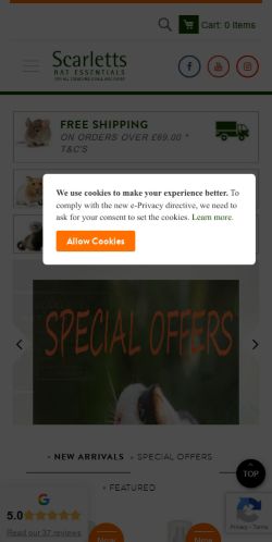 Mobile page screenshot