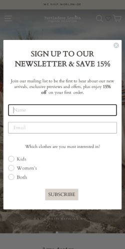Mobile page screenshot