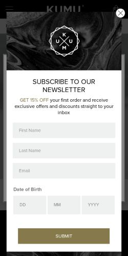 Mobile page screenshot