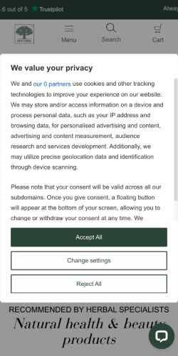 Mobile page screenshot