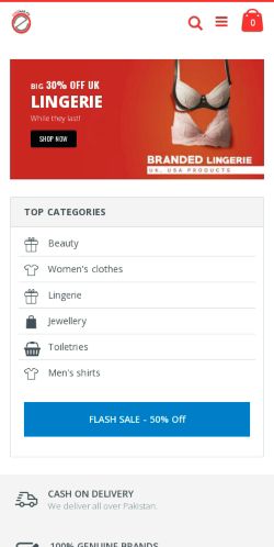 Mobile page screenshot