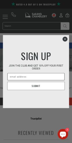 Mobile page screenshot