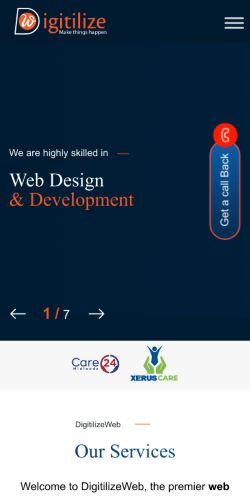 Mobile page screenshot