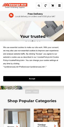 Mobile page screenshot