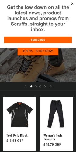 Mobile page screenshot