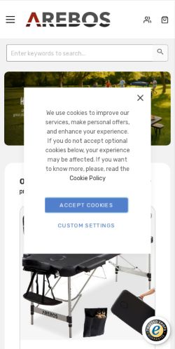 Mobile page screenshot