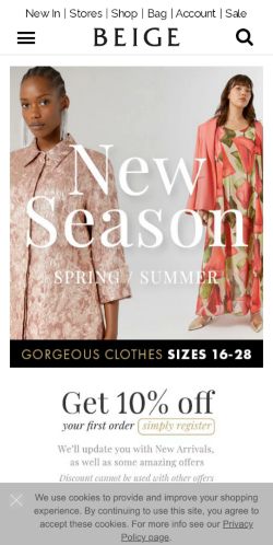 Mobile page screenshot