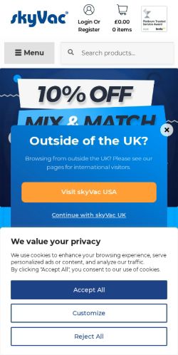 Mobile page screenshot