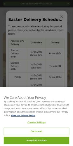 Mobile page screenshot