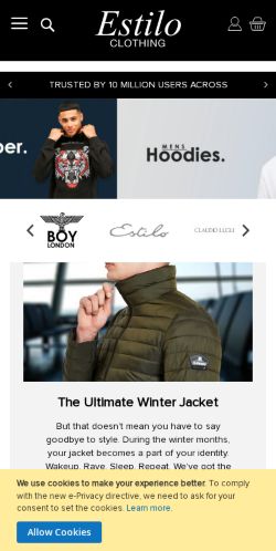 Mobile page screenshot