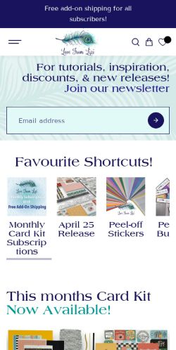 Mobile page screenshot