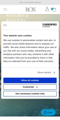 Mobile page screenshot