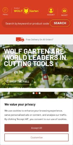 Mobile page screenshot