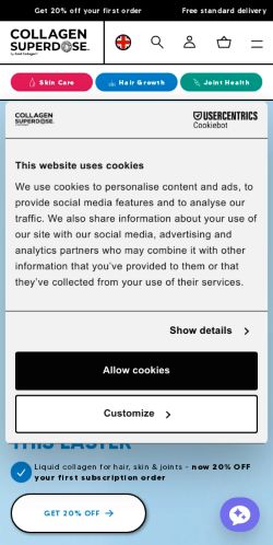 Mobile page screenshot