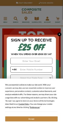 Mobile page screenshot