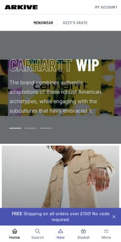 Mobile page screenshot