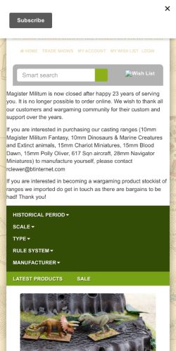 Mobile page screenshot