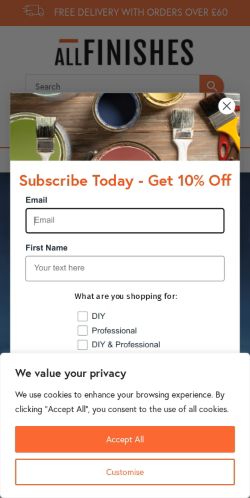 Mobile page screenshot
