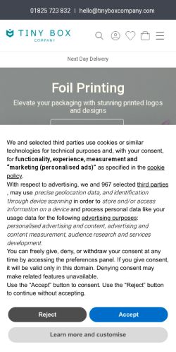 Mobile page screenshot