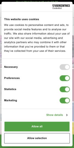 Mobile page screenshot