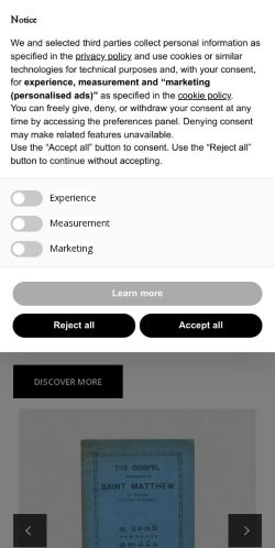 Mobile page screenshot
