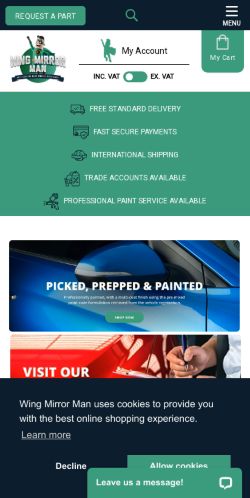 Mobile page screenshot