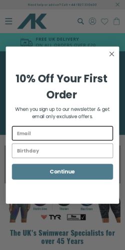 Mobile page screenshot
