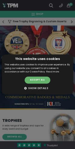 Mobile page screenshot