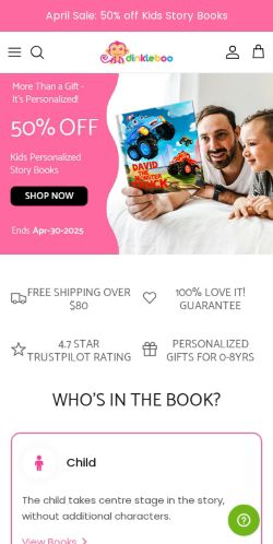 Mobile page screenshot