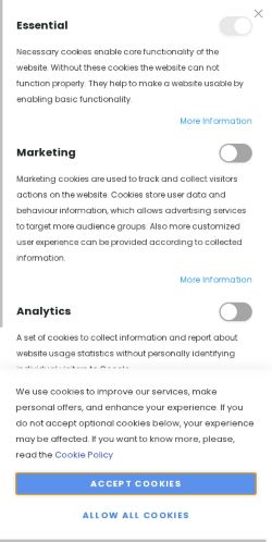 Mobile page screenshot