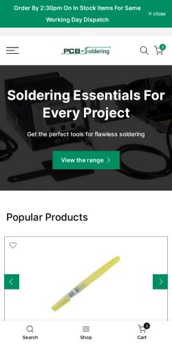 Mobile page screenshot