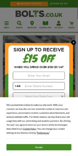 Mobile page screenshot