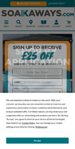 Mobile page screenshot