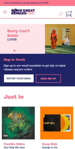 Mobile page screenshot