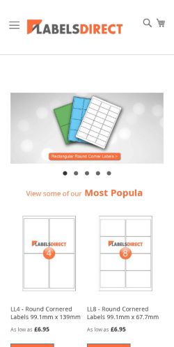 Mobile page screenshot