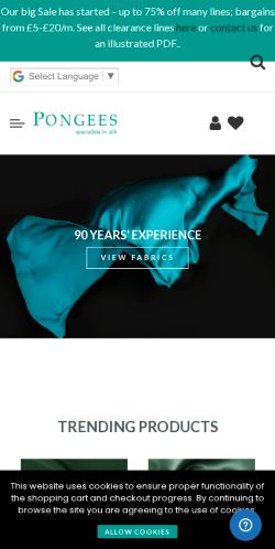 Mobile page screenshot