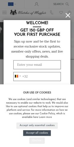 Mobile page screenshot