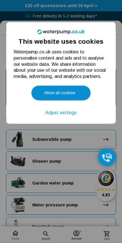 Mobile page screenshot