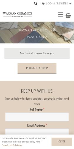 Mobile page screenshot