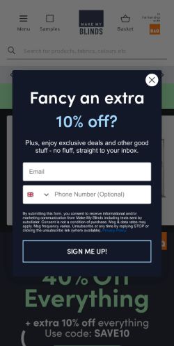 Mobile page screenshot