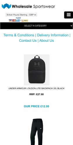 Mobile page screenshot