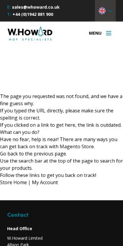 Mobile page screenshot