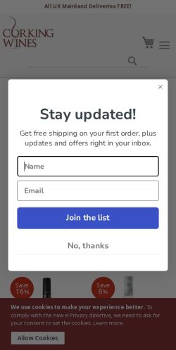 Mobile page screenshot